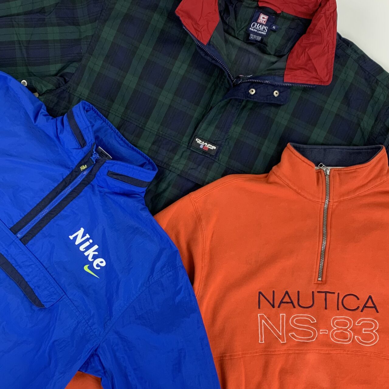 20 Premium Vintage Branded Quarter Zips