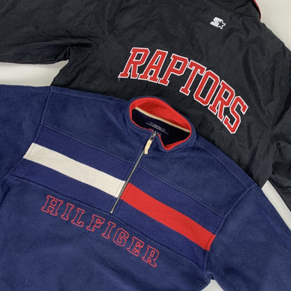 20 Premium Vintage Branded Quarter Zips