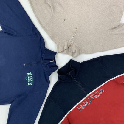 20 Premium Vintage Branded Quarter Zips